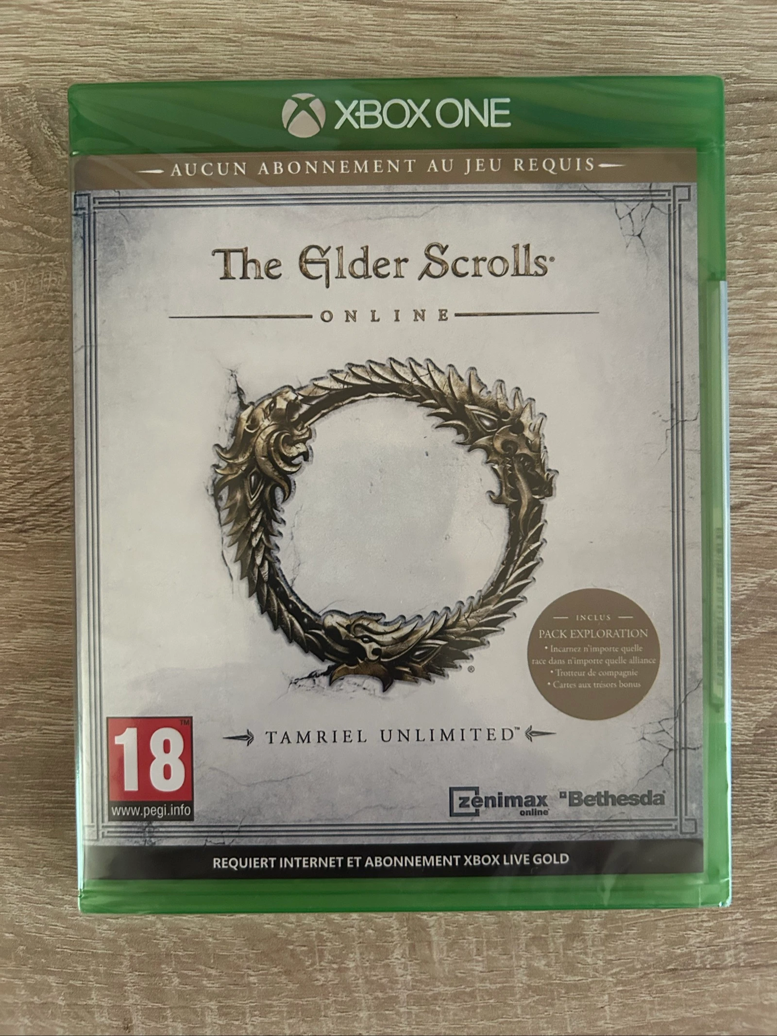 Lot de 5 jeux Xbox One The Elder Scrolls Online neufs sous blister